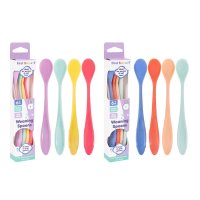 FS919: 4 Pack Long Handle Weening Spoons